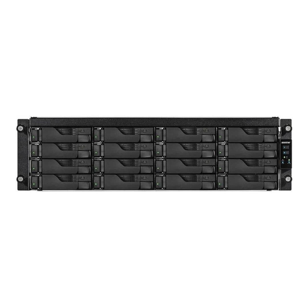 Asustor AS7116RDX NAS Storage 3U Server Rack - Intel Xeon E-2224 8GB RAM No HDD ADM Black 90IX01B1-BW3S10