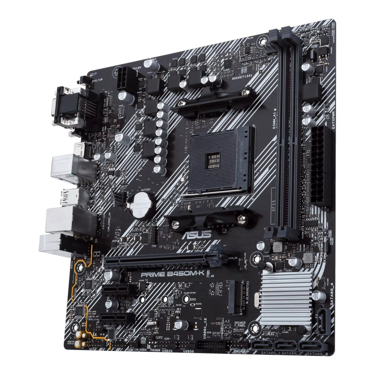 Asus Prime B450M-K II AMD Socket AM4 micro ATX Motherboard 90MB1600-M0EAY0