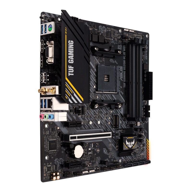 ASUS TUF Gaming A520M-PLUS Wi-Fi AMD Socket AM4 micro ATX Motherboard 90MB17F0-M0EAY0