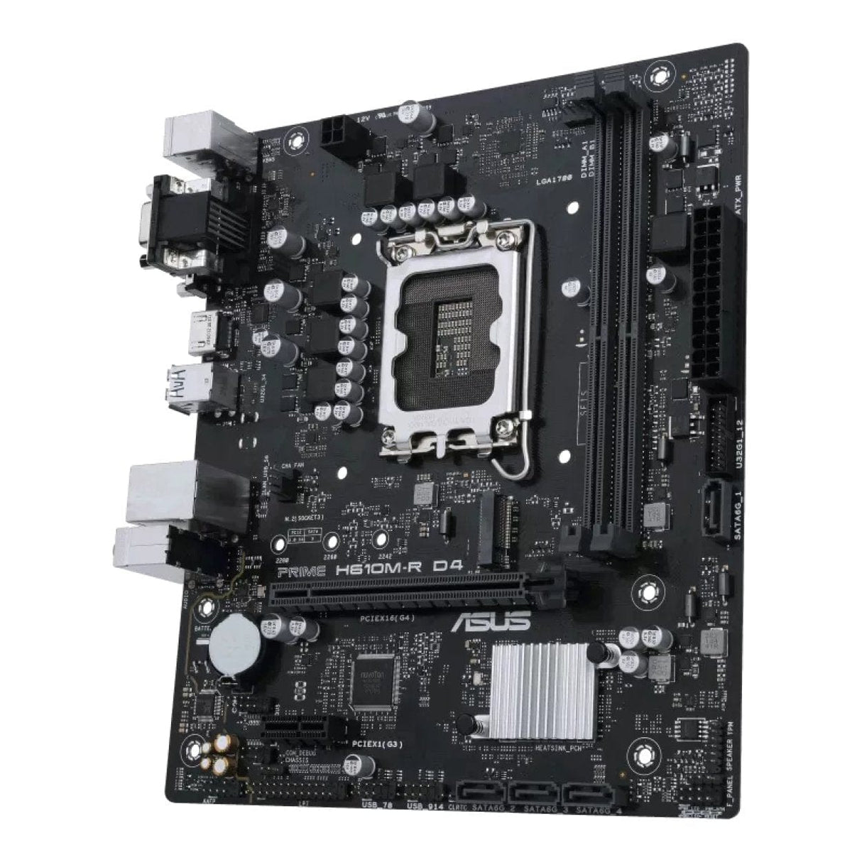 Asus Prime H610M-R D4 Intel LGA 1700 micro ATX Motherboard 90MB1B40-M0ECY0