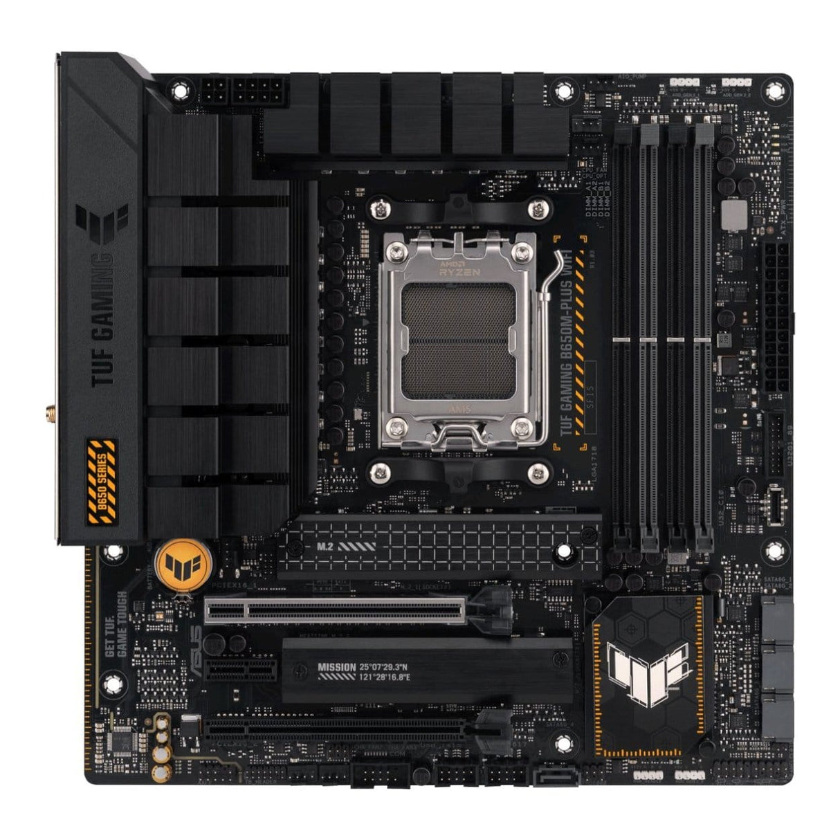 ASUS TUF Gaming B650M-PLUS Wi-Fi AMD Socket AM5 micro ATX Motherboard 90MB1BF0-M0EAY0