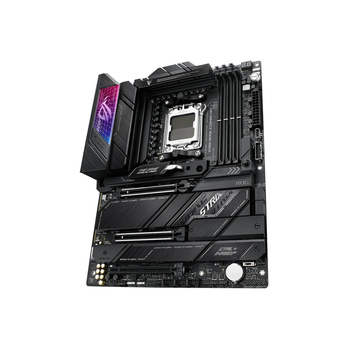 ASUS ROG Strix X670E-E Gaming Wi-Fi AMD Socket AM5 ATX Motherboard 90MB1BR0-M0EAY0