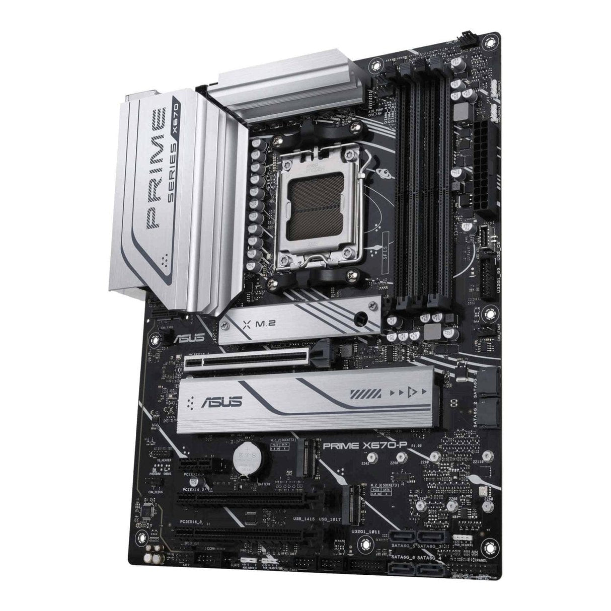 ASUS Prime X670-P AMD Socket AM5 ATX Motherboard 90MB1BU0-M0EAY0