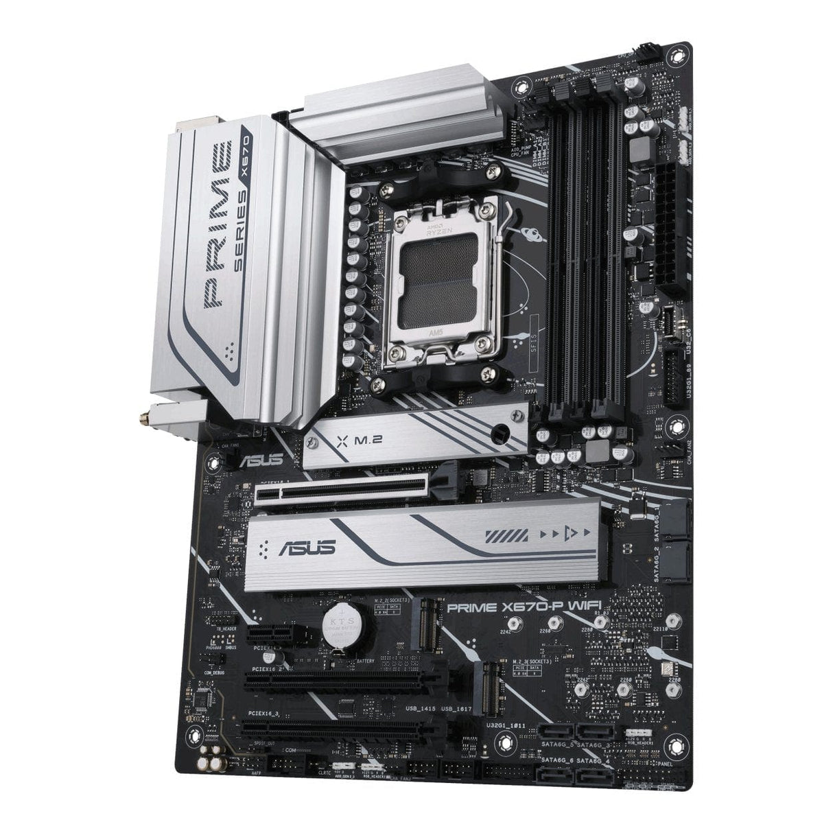 ASUS Prime X670-P Wi-Fi AMD Socket AM5 ATX Motherboard 90MB1BV0-M0EAY0
