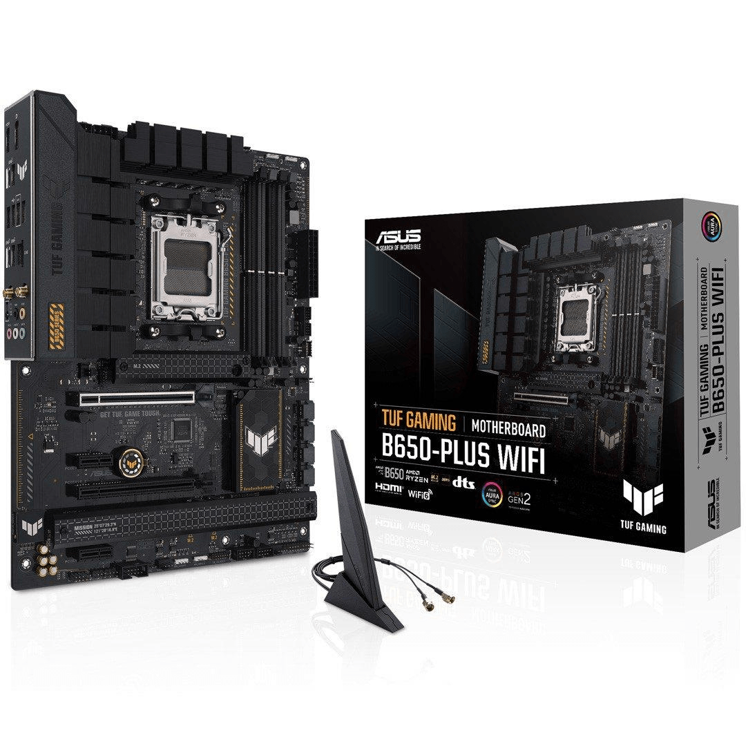 Asus TUF Gaming B650-Plus Wi-Fi AMD Socket AM5 ATX Motherboard 90MB1BZ0-M0EAY0