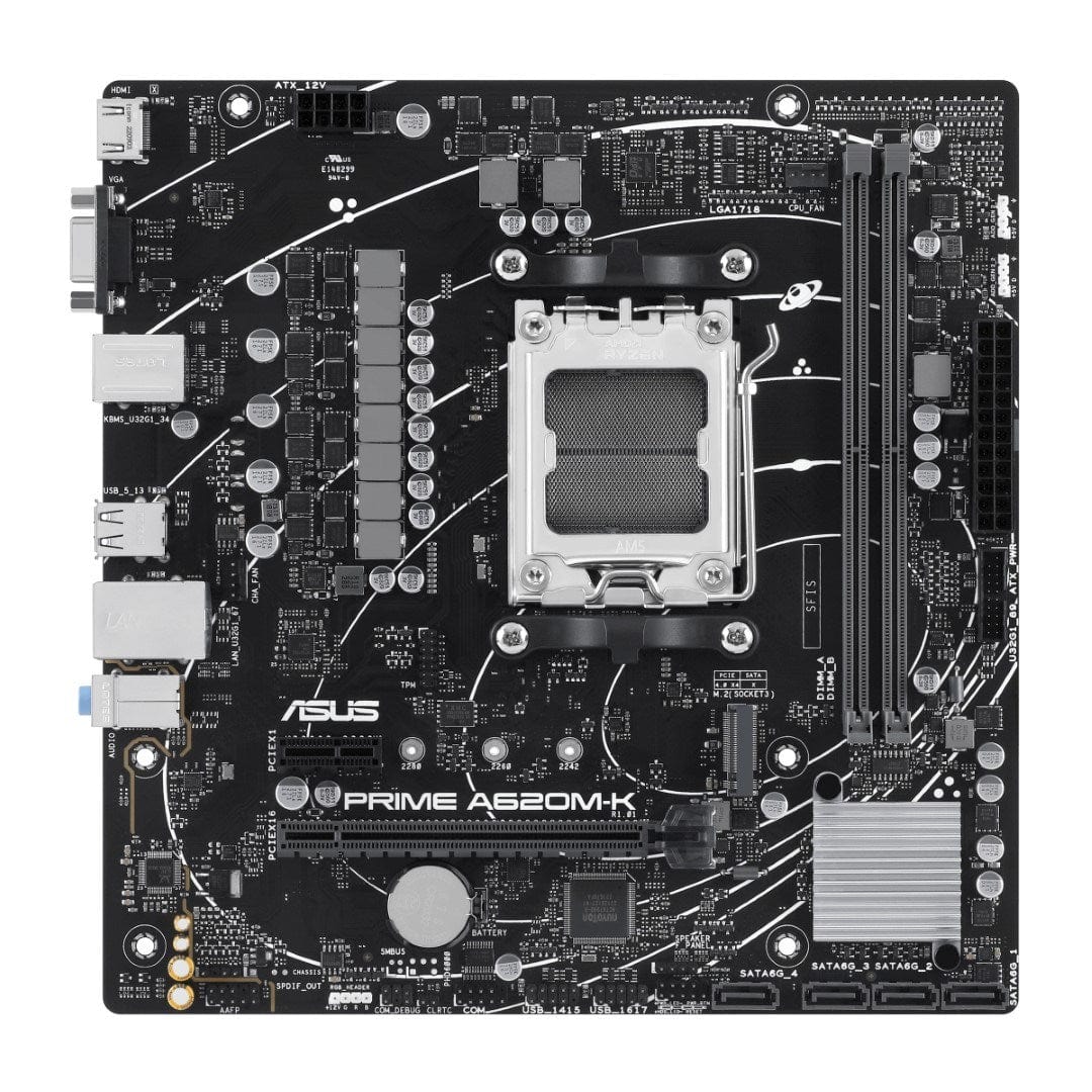 Asus Prime A620M-K AMD Socket AM5 micro ATX Motherboard 90MB1F40-M0EAY0