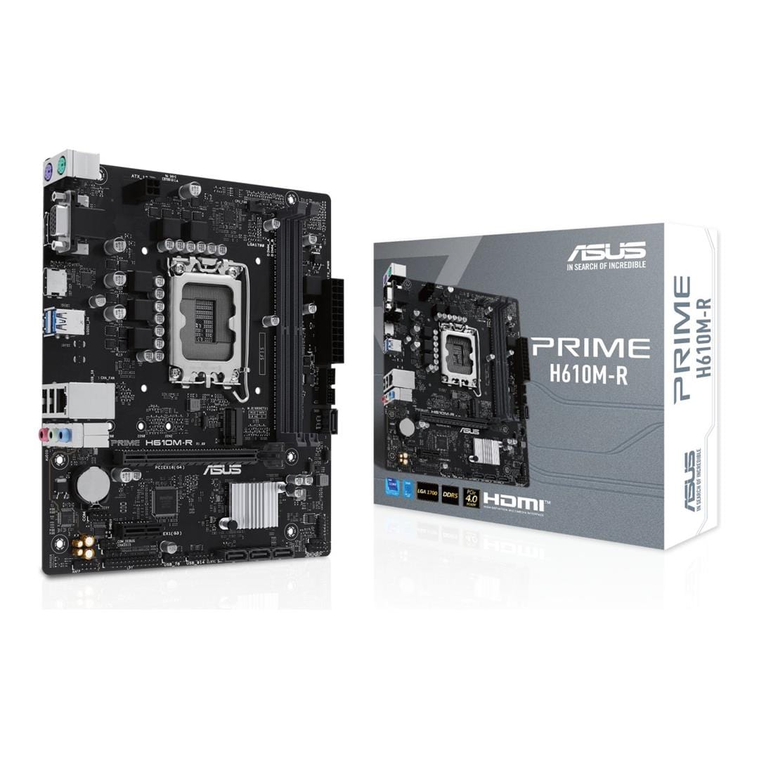 ASUS Prime H610M-R-SI Intel LGA 1700 micro ATX Motherboard 90MB1GL0-M0ECY0