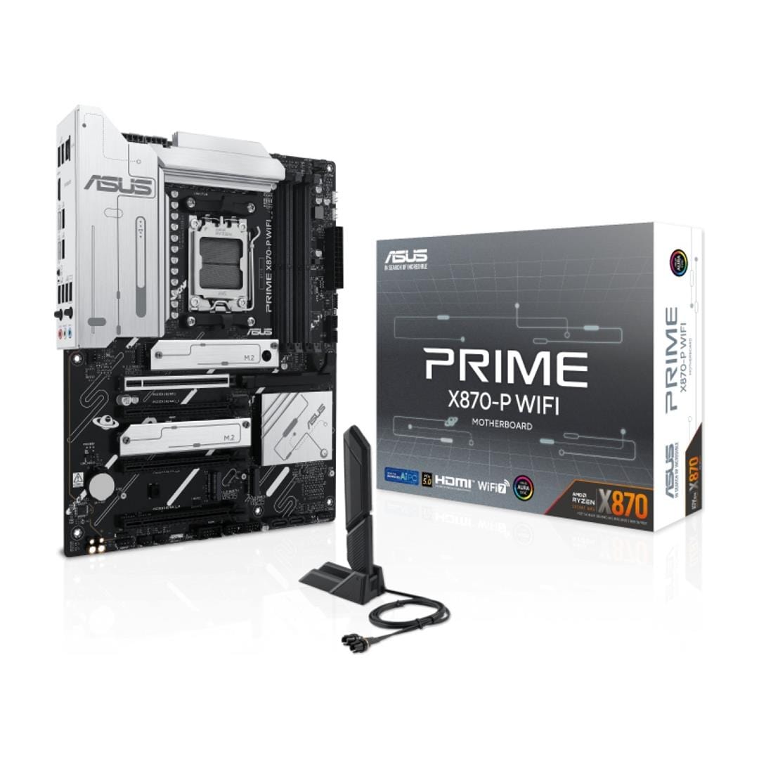 ASUS Prime X870-P Wi-Fi AMD Socket AM5 ATX Motherboard 90MB1IS0-M0EAY0