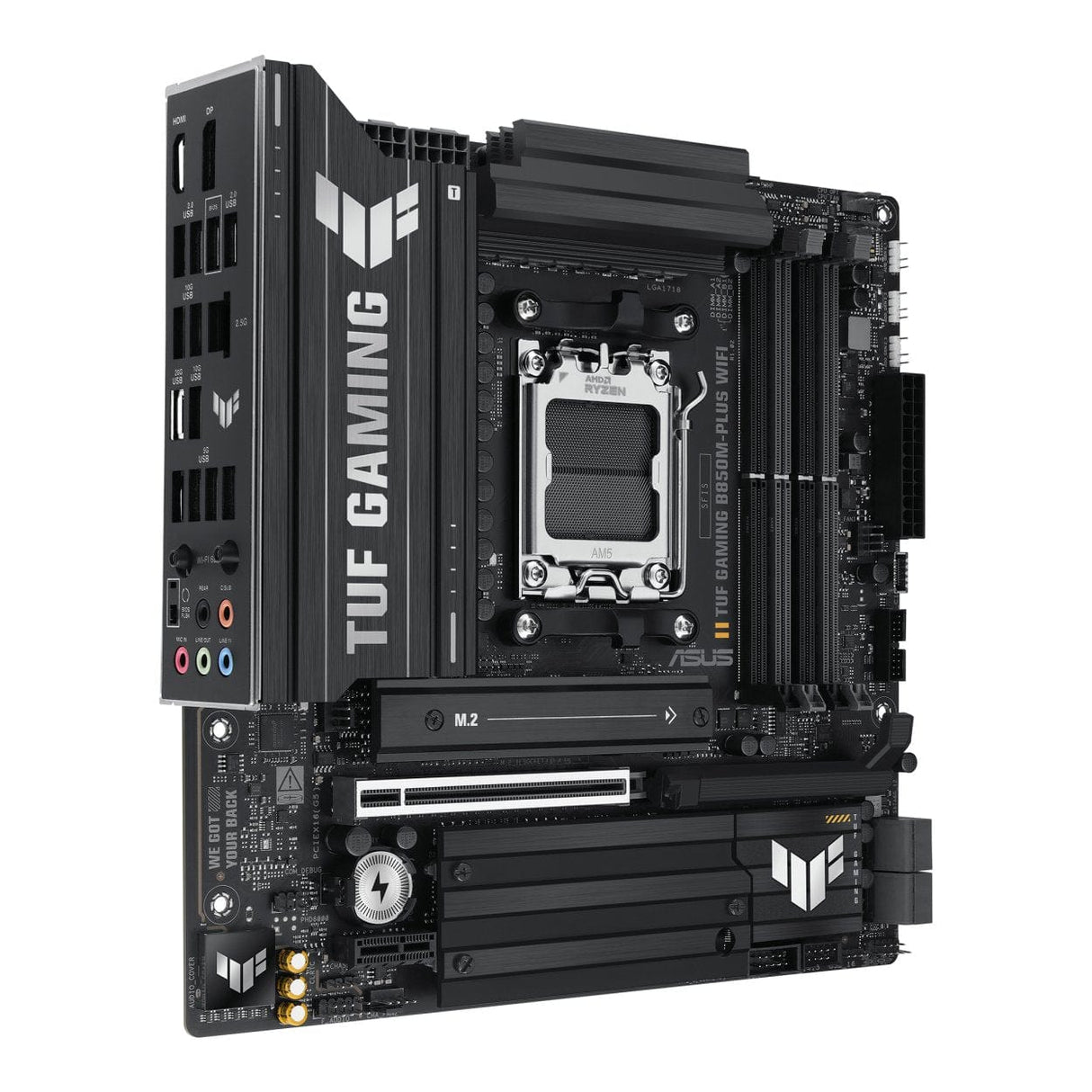 ASUS TUF Gaming B850M-PLUS Wi-Fi AMD Socket AM5 micro ATX Motherboard 90MB1IY0-M0EAY0