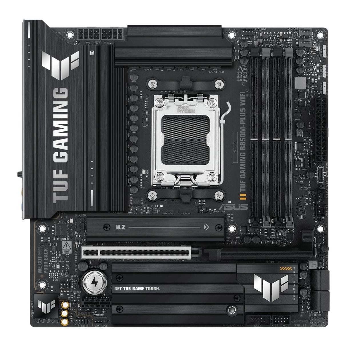 ASUS TUF Gaming B850M-PLUS Wi-Fi AMD Socket AM5 micro ATX Motherboard 90MB1IY0-M0EAY0
