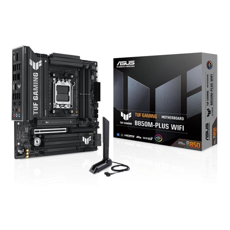 ASUS TUF Gaming B850M-PLUS Wi-Fi AMD Socket AM5 micro ATX Motherboard 90MB1IY0-M0EAY0