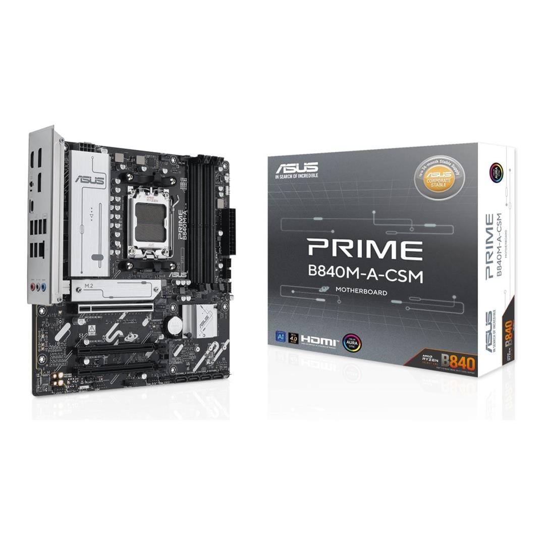ASUS Prime B840M-A-CSM AMD Socket AM5 micro ATX Motherboard 90MB1J10-M0EAYC