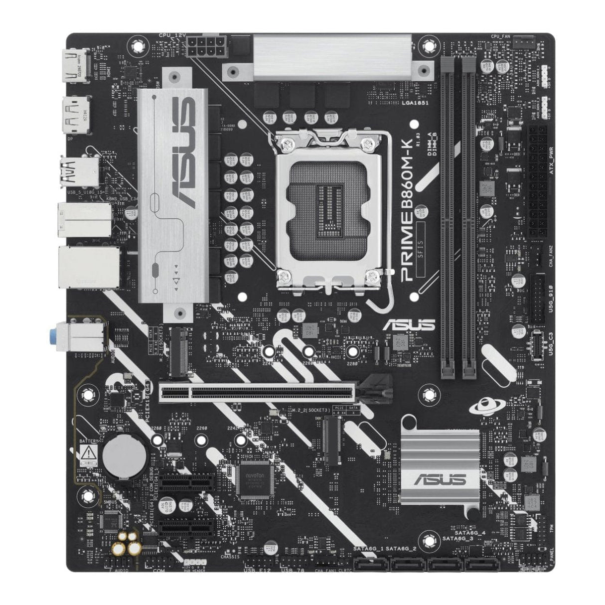 ASUS Prime B860M-K Intel LGA 1851 micro ATX Motherboard 90MB1JT0-M0EAY0