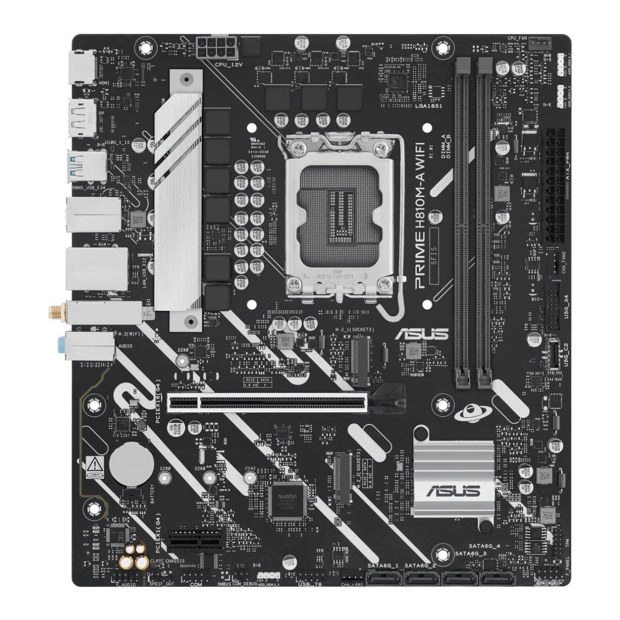 ASUS Prime H810M-A Wi-Fi Intel LGA 1851 micro ATX Motherboard 90MB1KJ0-M0EAY0