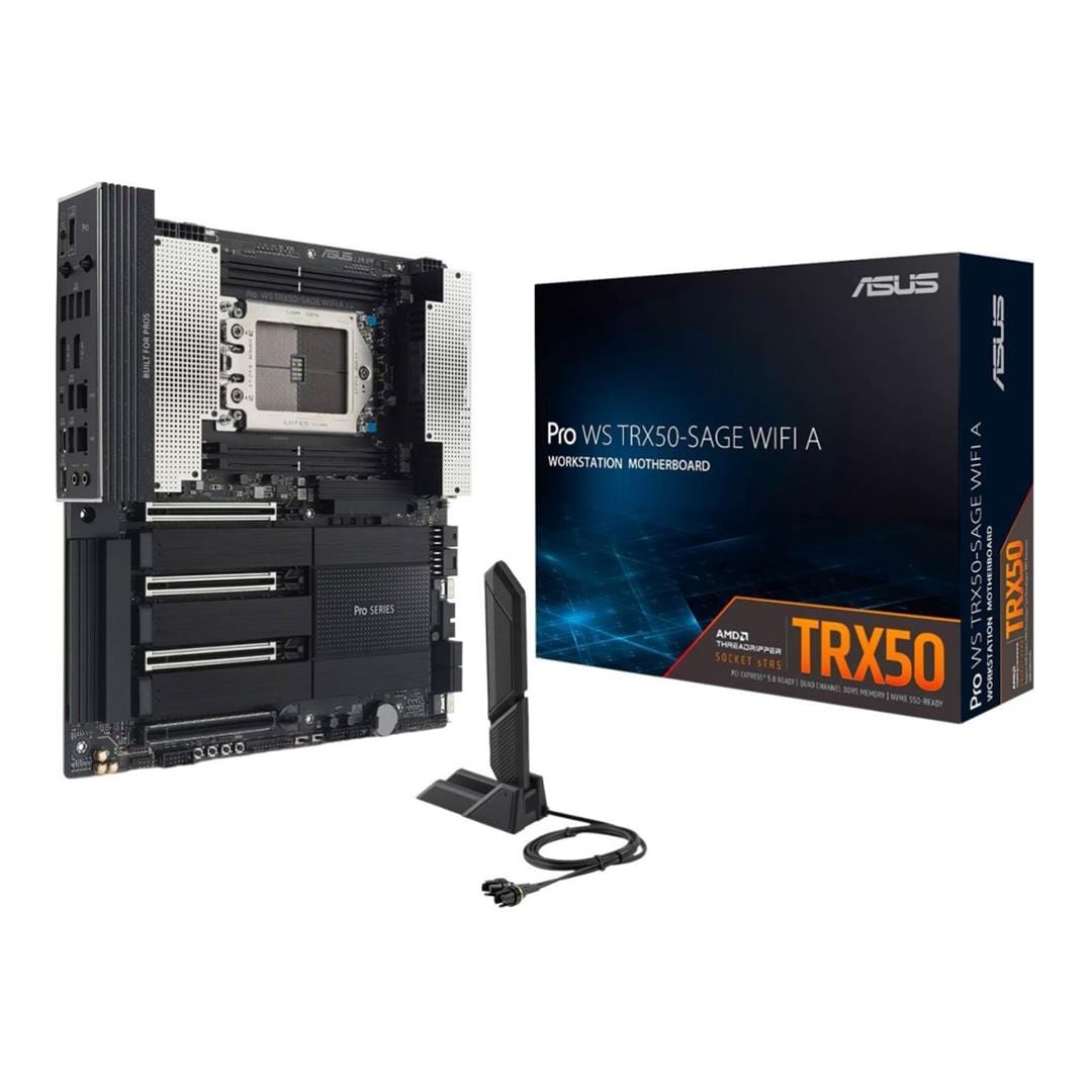 ASUS Pro WS TRX50-SAGE Wi-Fi A AMD TR5 CEB Workstation Motherboard 90MB1LE0-M0EAY0