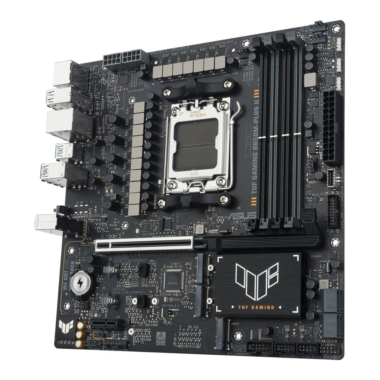 ASUS TUF Gaming B850M-Plus II AMD Socket AM5 micro ATX Motherboard 90MB1MT0-M0EAY0