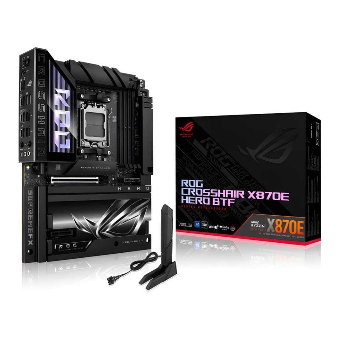 ASUS ROG Crosshair X870E Hero BTF AMD Socket AM5 ATX Motherboard 90MB1MX0-M0EAY0