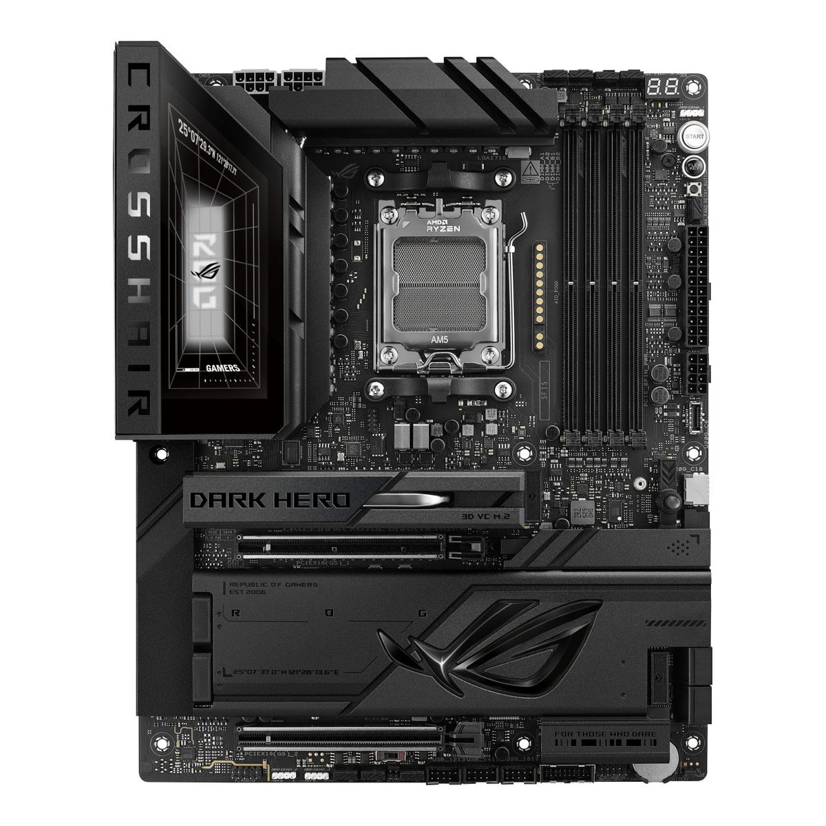 ASUS ROG CROSSHAIR X870E DARK HERO AMD Socket AM5 ATX Motherboard 90MB1NT0-M0EAY0