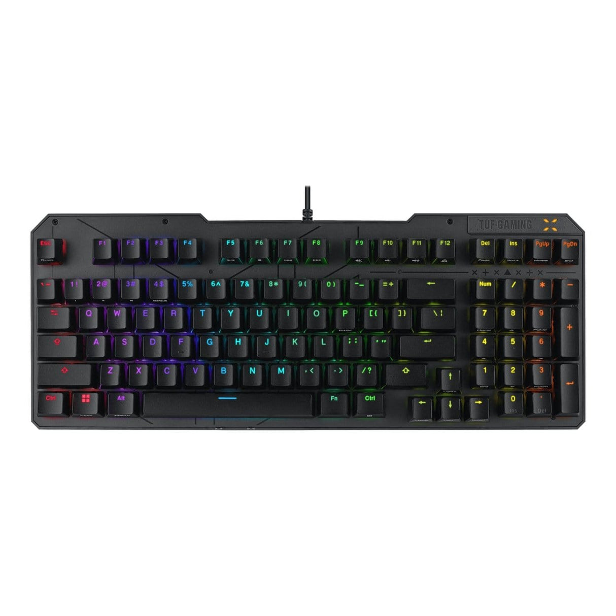 ASUS TUF Gaming K3 Gen II Compact RGB Wired Mechanical Gaming Keyboard Black 90MP0390-BKUA01