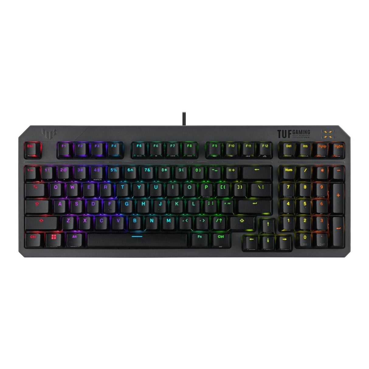 ASUS TUF Gaming K3 Gen II Compact RGB Wired Mechanical Gaming Keyboard Black 90MP0390-BKUA01