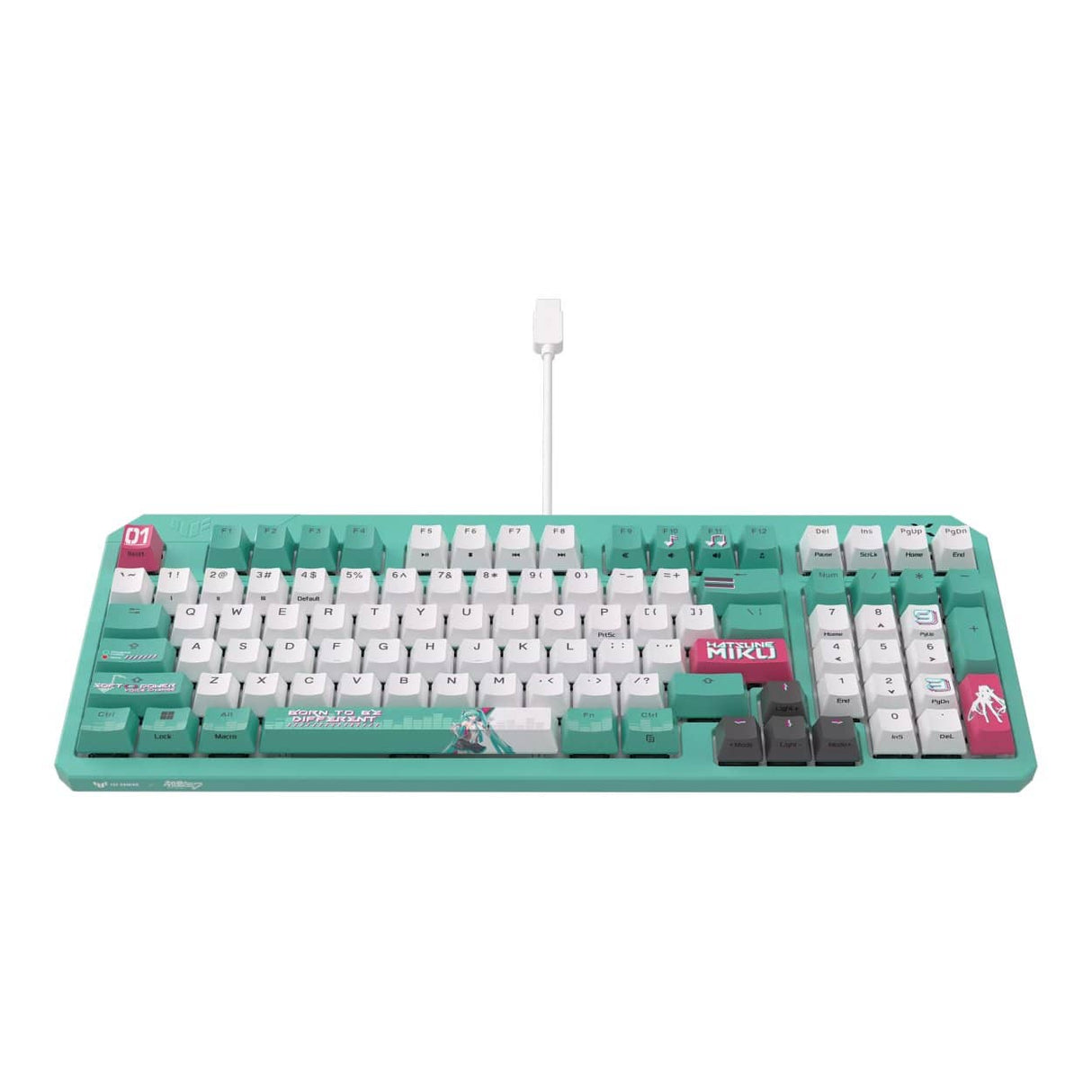 ASUS TUF Gaming K3 Gen II Hatsune Miku Edition Gaming Keyboard 90MP0460-BKUA30