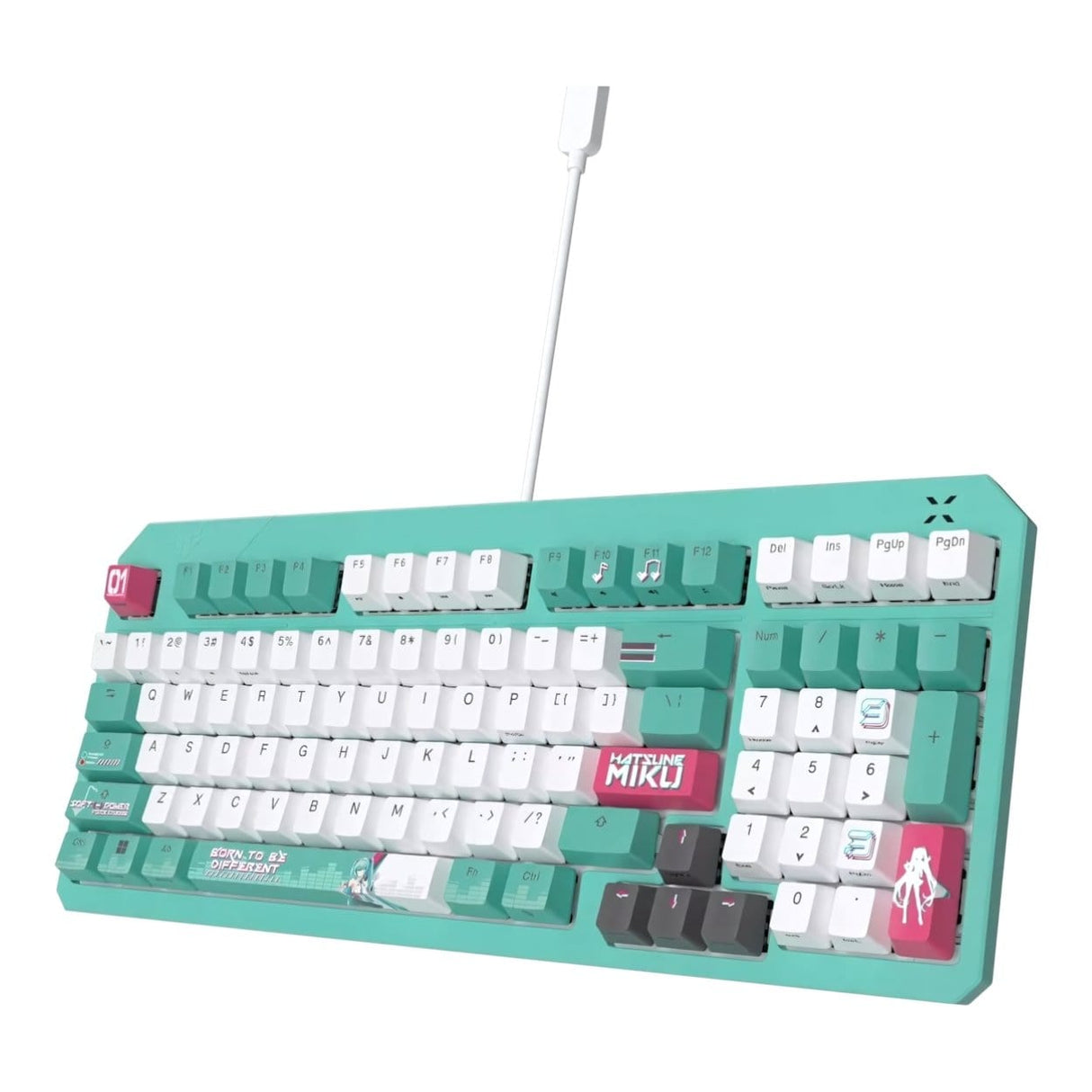 ASUS TUF Gaming K3 Gen II Hatsune Miku Edition Gaming Keyboard 90MP0460-BKUA30