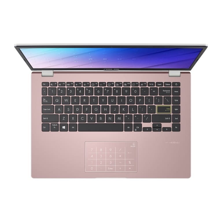 ASUS Vivobook Go 14 E410MA 14-inch HD Laptop - Intel Celeron N4020 512GB SSD 4GB RAM Win 11 Home - Rose Pink