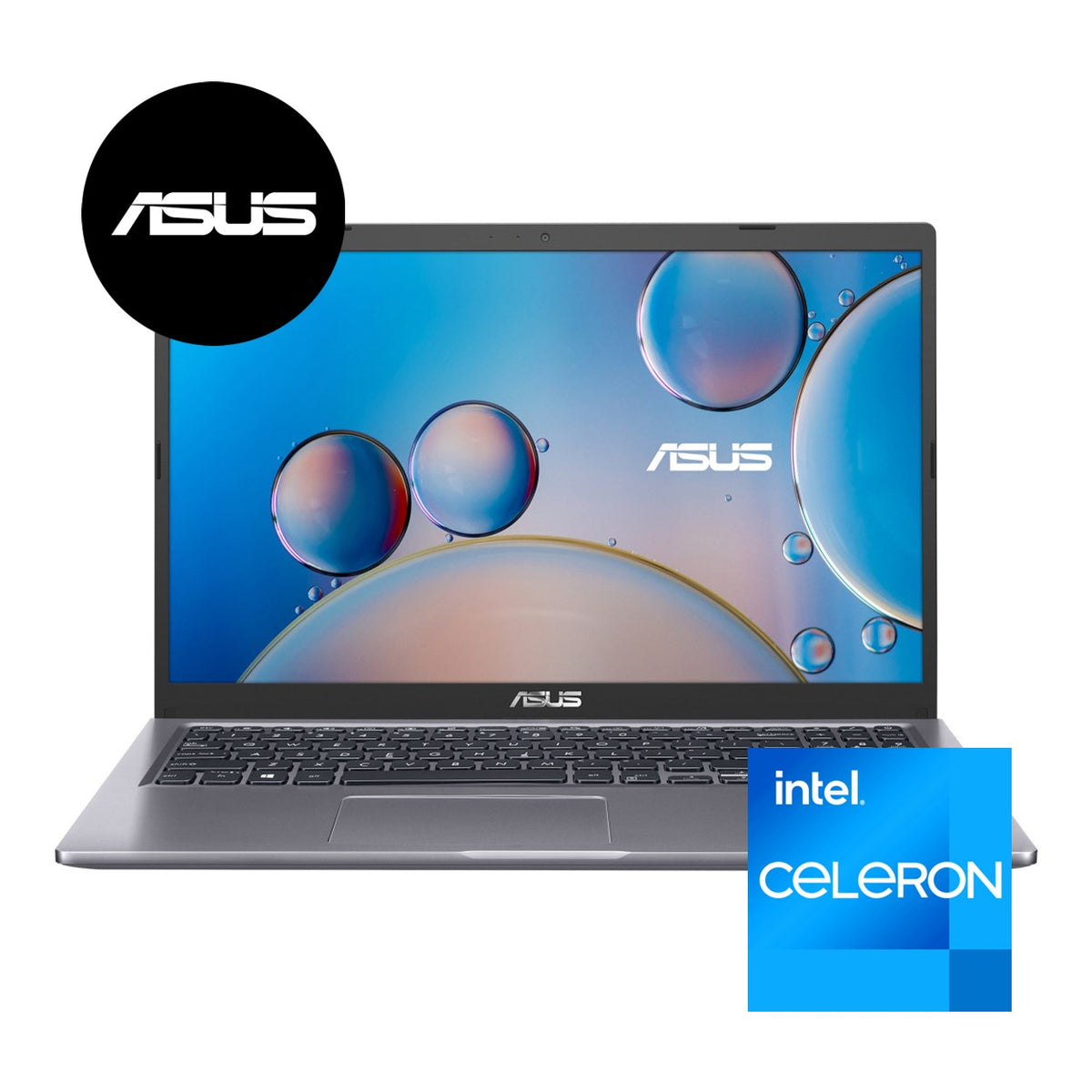 ASUS X515MA 15.6-inch FHD Laptop - Intel Celeron N4020 256GB SSD 4GB RAM Win 11 Home Slate Grey