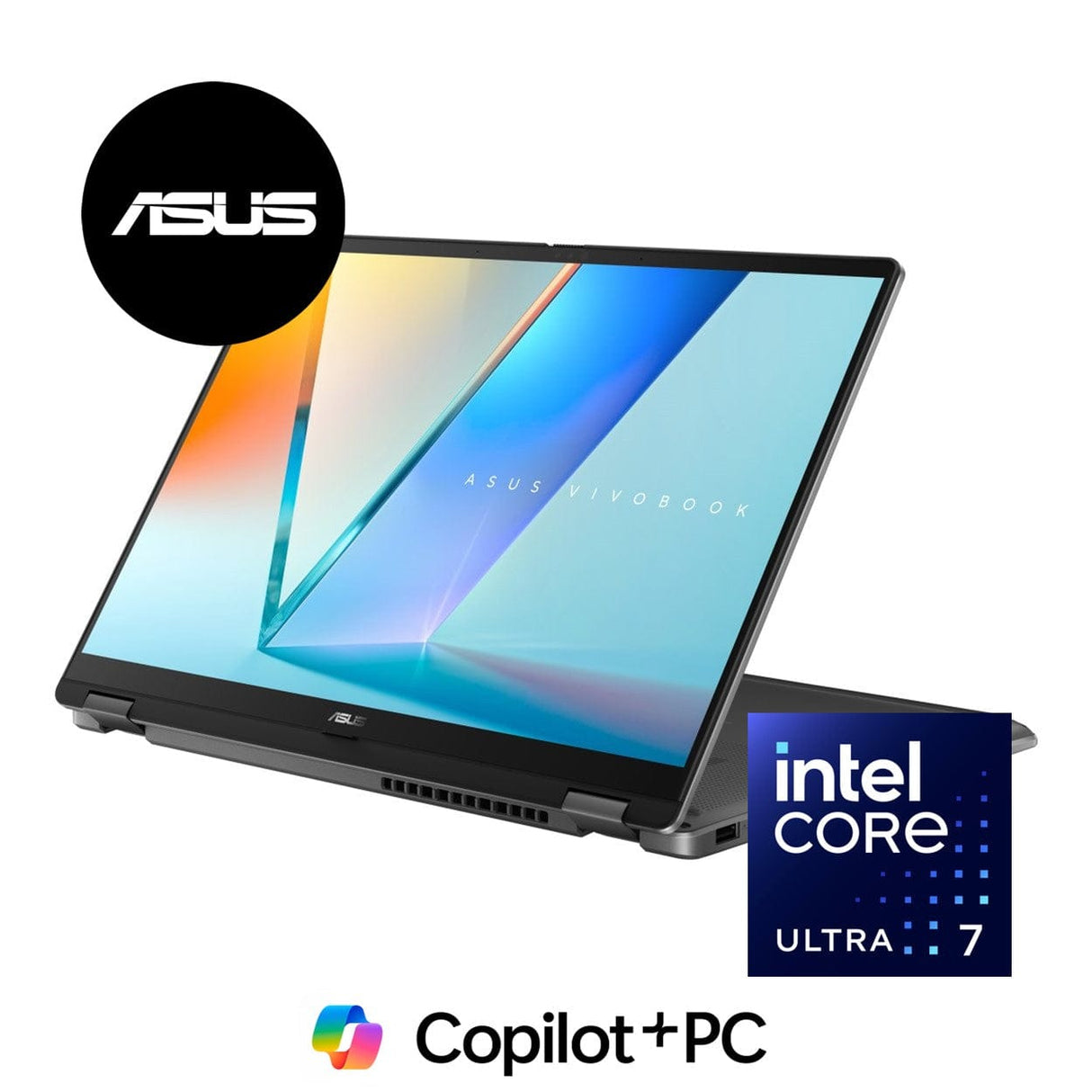ASUS Vivobook 14 Flip OLED TP3407SA 14-inch WUXGA AI 2-in-1 Laptop - Intel Core Ultra 7 258V 1TB SSD 32GB RAM Win 11 Pro