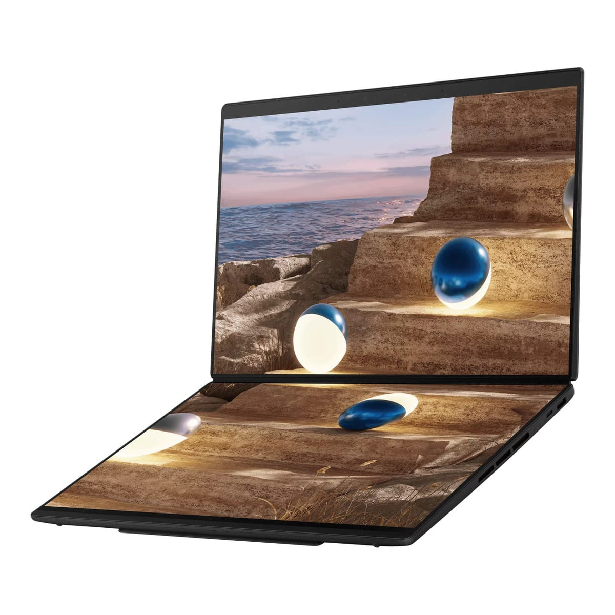 ASUS Zenbook DUO UX8407AA 14-inch 3K OLED AI 2-in-1 Laptop - Intel Core Ultra X9 388H 1TB SSD 32GB RAM Win 11 Home Grey