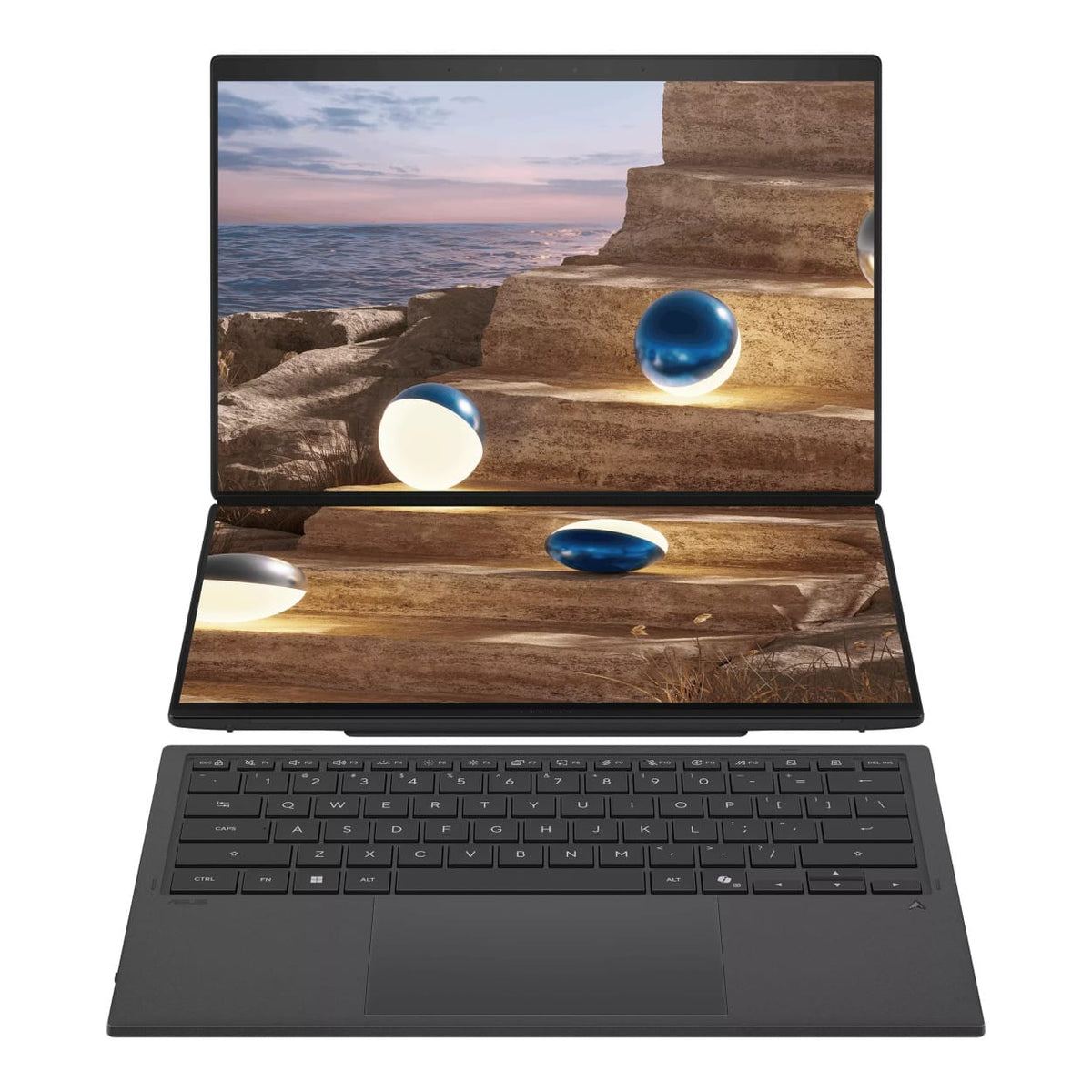 ASUS Zenbook DUO UX8407AA 14-inch 3K OLED AI 2-in-1 Laptop - Intel Core Ultra X9 388H 1TB SSD 32GB RAM Win 11 Home Grey