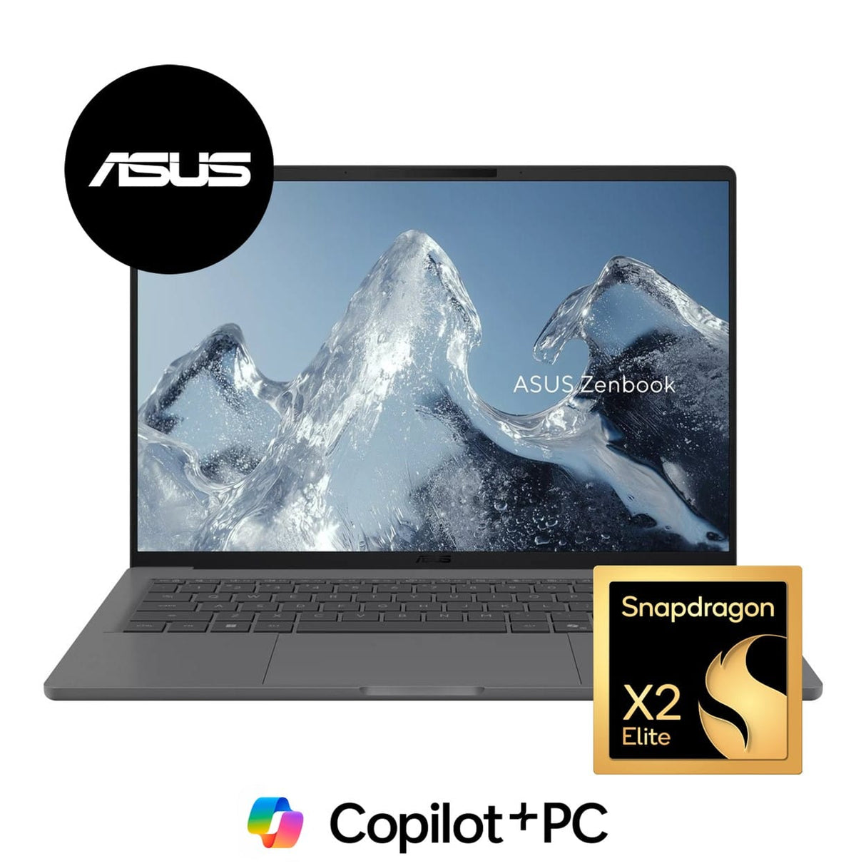ASUS Zenbook A14 OLED UX3407NA 14-inch WUXGA AI Laptop - Snapdragon X2 Elite 512GB SSD 16GB RAM Win 11 Home