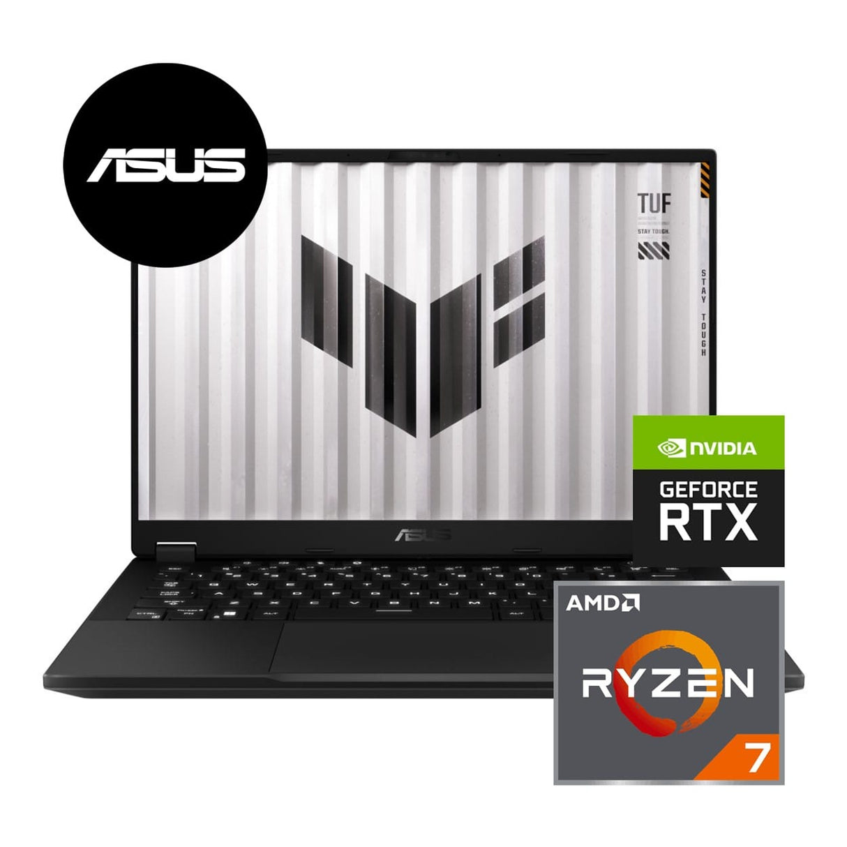 ASUS TUF Gaming A14 FA401UM 14-inch WQXGA AI Laptop - AMD Ryzen 7 260 512GB SSD 16GB RAM RTX 5060 Win 11 Home Jaeger Grey