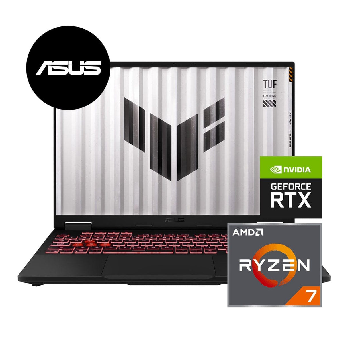 ASUS TUF Gaming A16 FA608UH 16-inch WUXGA AI Laptop - AMD Ryzen 7 260 512GB SSD 32GB RAM RTX 5050 Win 11 Pro