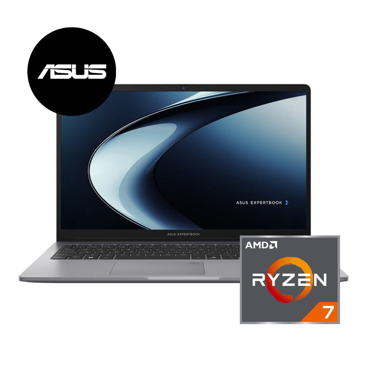 ASUS ExpertBook P1 PM1503CDA 15.6-inch FHD Laptop - AMD Ryzen 7 7735HS 512GB SSD 16GB RAM Win 11 Home