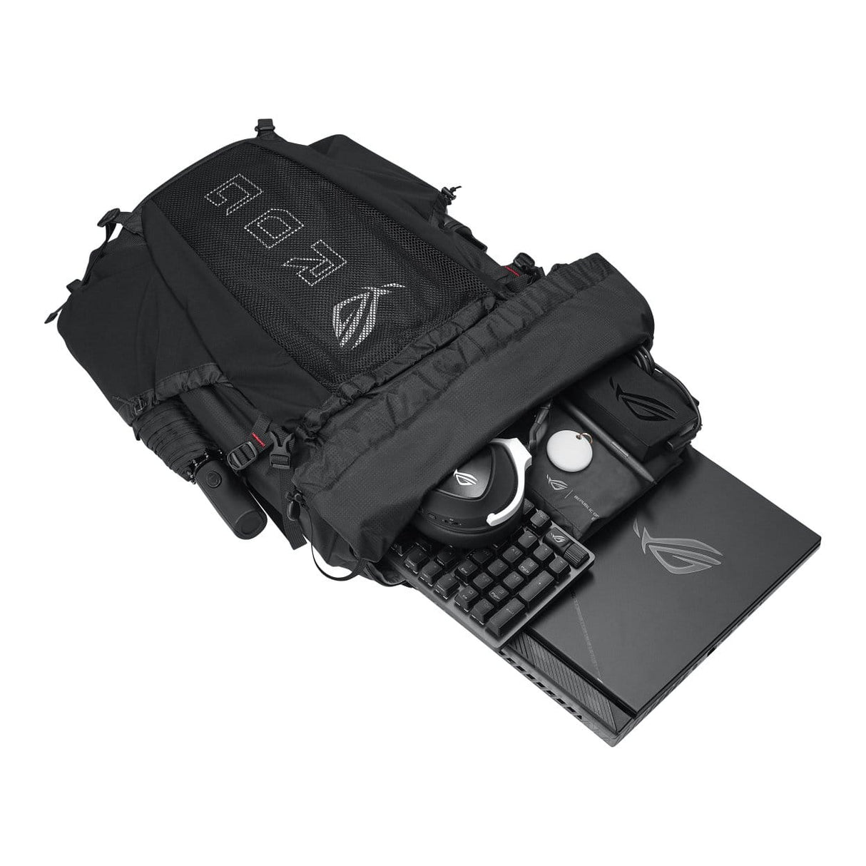 ASUS ROG BP3800 18-inch Archer ErgoAir Gaming Notebook Backpack - Black 90XB09H0-BBP000