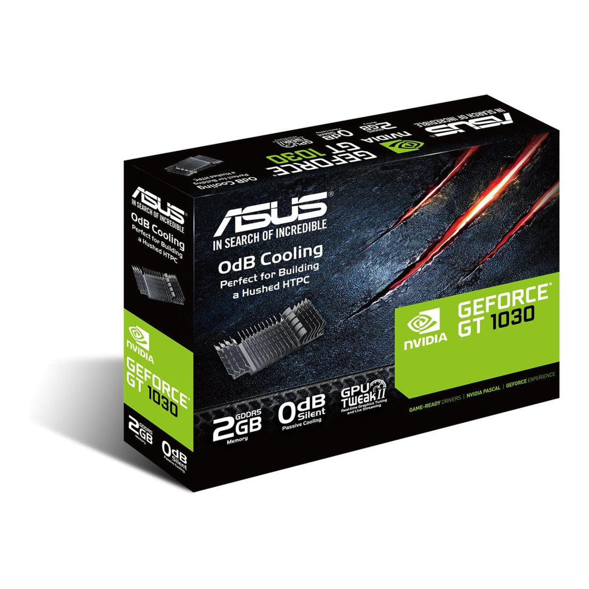 ASUS GT1030-SL-2G-BRK NVIDIA GeForce GT 1030 2 GB GDDR5 Graphics Card