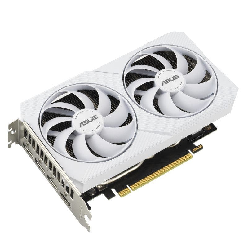 Asus Dual White OC Edition Nvidia GeForce RTX 3060 8GB GDDR6 Graphics Card 90YV0GB7-M0NA00