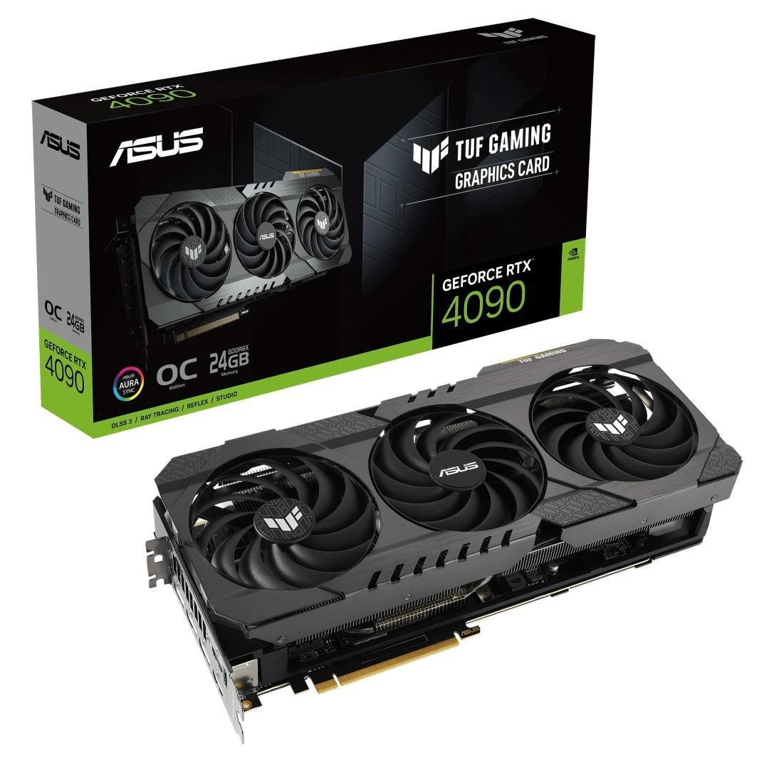 ASUS TUF Gaming Nvidia GeForce RTX 4090 OC Edition 24GB GDDR6X Graphics Card 90YV0IY3-M0NA00