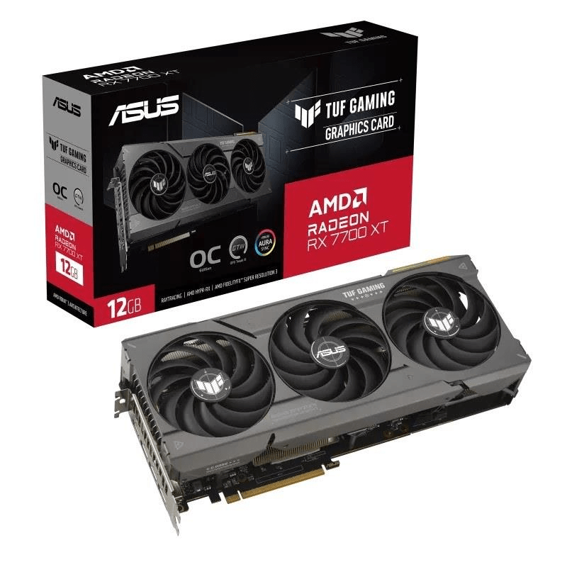 Asus TUF Gaming AMD Radeon RX 7700 XT 12GB GDDR6 Graphics Card 90YV0JK0-M0NA00