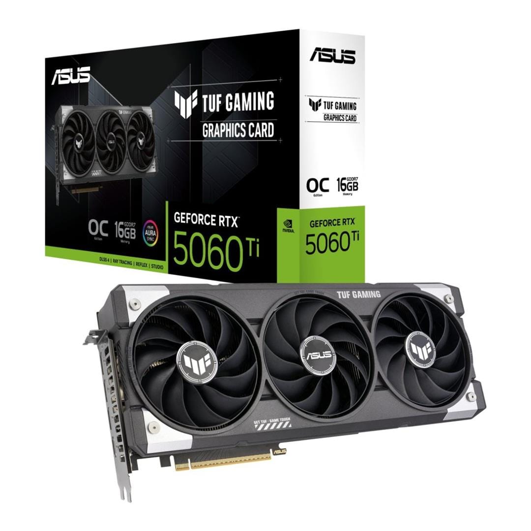 ASUS TUF Gaming GeForce RTX 5060 Ti 16GB GDDR7 Graphics Card 90YV0MG0-M0NA00