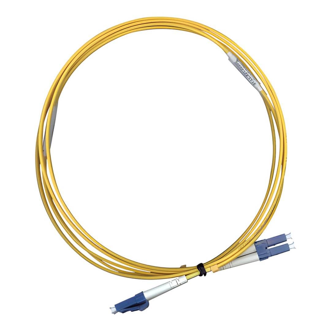 Molex 1m LC-LC DPX OS1 Fibre Patch Cable LS0H Yellow 91.LL.872.00100