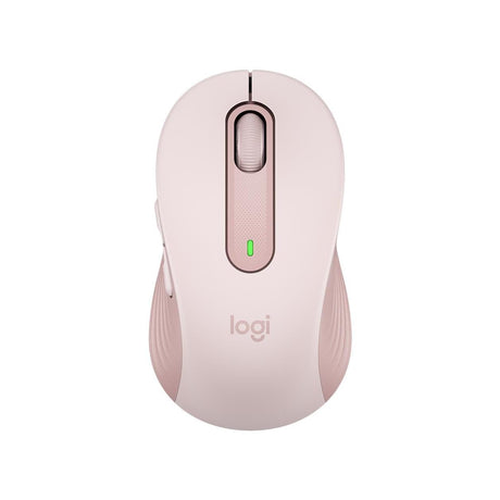 Logitech® Signature M650 Right-Hand RF Wireless Bluetooth Optical 2000 DPI Mouse Pink 910-006391