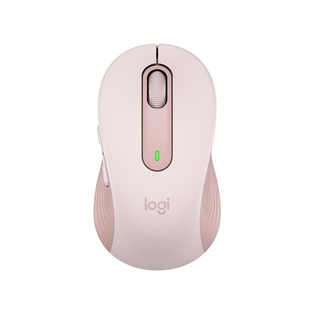 Logitech® Signature M650 Right-Hand RF Wireless Bluetooth Optical 2000 DPI Mouse Pink 910-006391