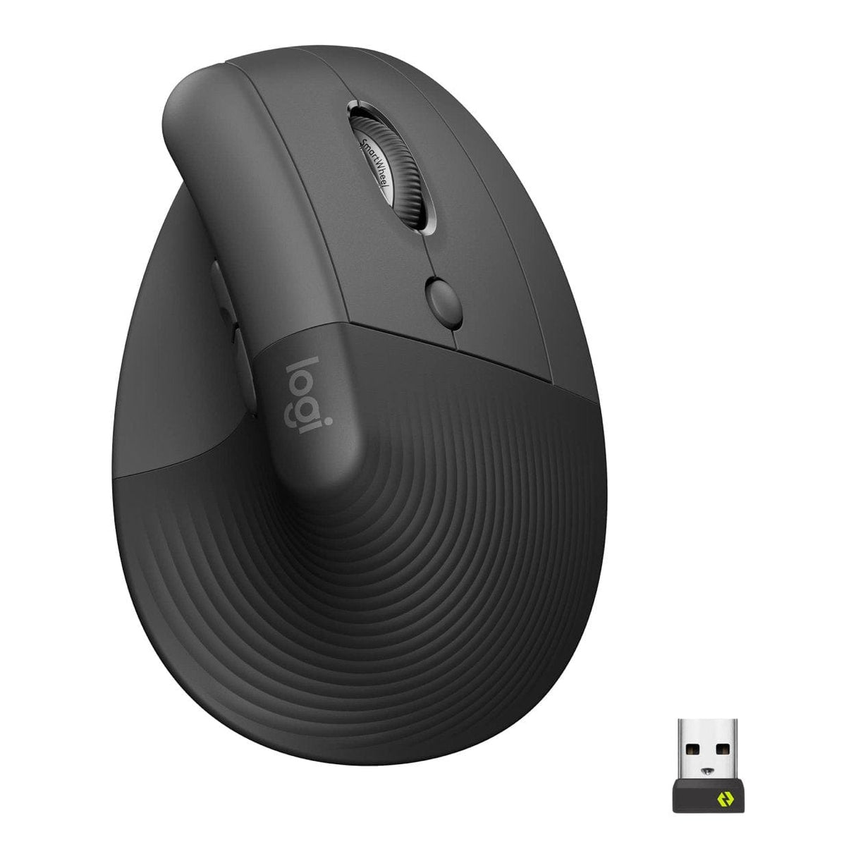 Logitech Lift Vertical Ergonomic Mouse Graphite Black 910-006485