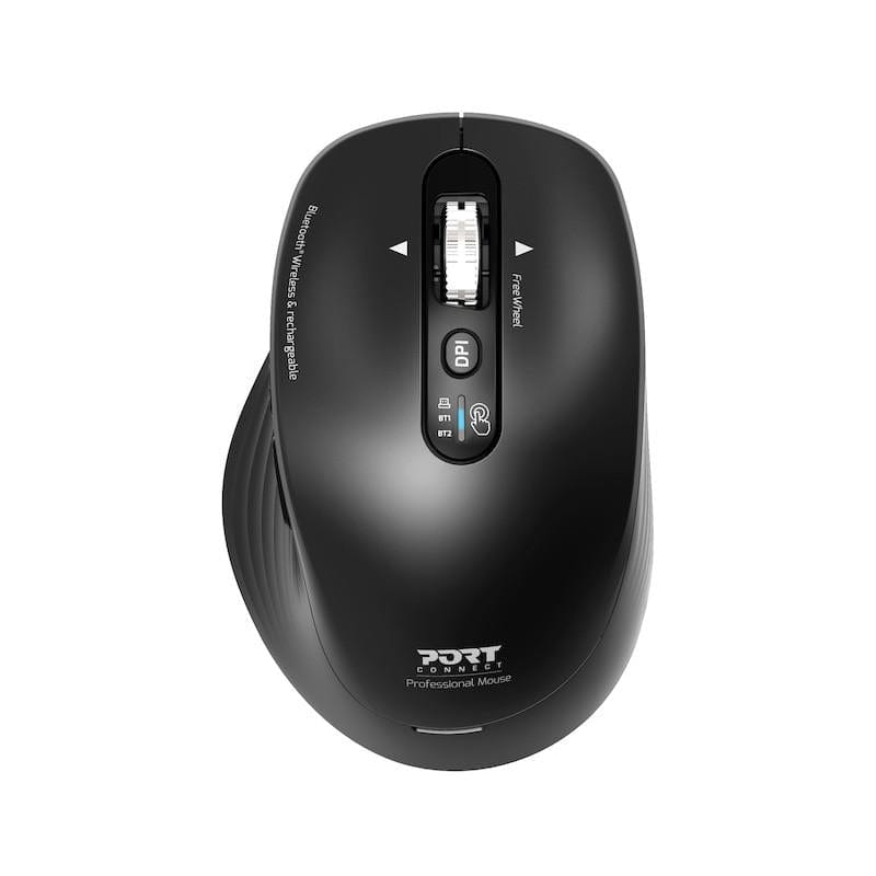 Port Designs BUSINESS 2.4 GHz Bluetooth Rechargeable Wireless Mouse Black 910202