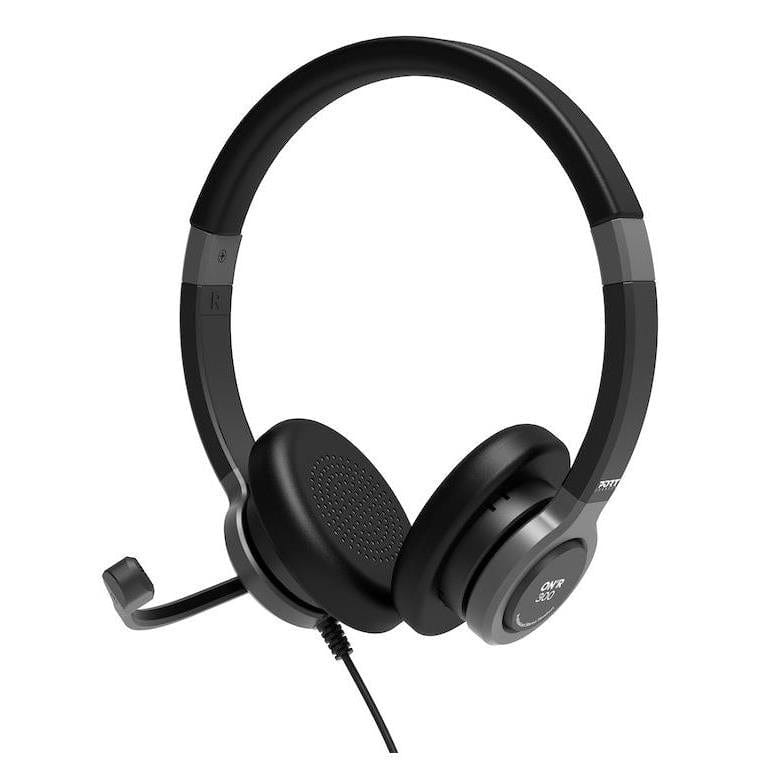 Port Designs PRO ON'R 300 USB Stereo Headphone Black 912001