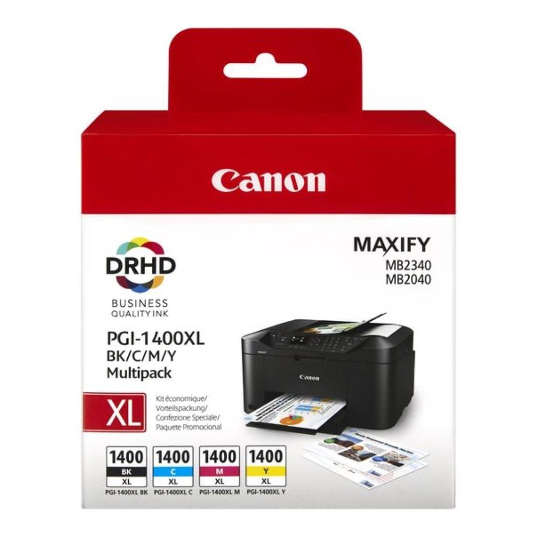 Canon PGI-1400XL High-Yield Black & Colour Ink Cartridge Original 9185B007 Multi-pack