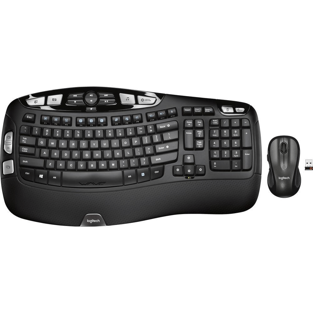 Logitech MK550 Wireless Wave Keyboard and Mouse Combo 920-002555