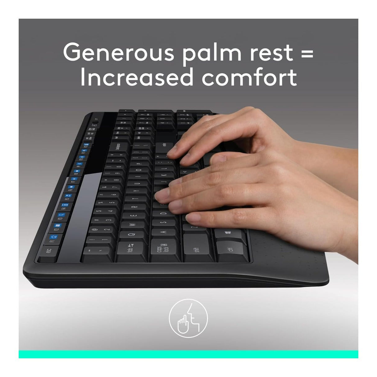 Logitech MK345 Keyboard and Mouse Combo Black 920-006489